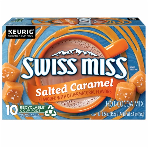 Swiss Miss® Salted Caramel K-Cup Pods Perspective: back