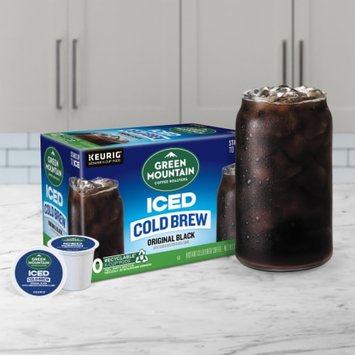 Green Mountain® Coffee Roasters Original Black Iced Cold Brew Medium Roast K-Cup Coffee Pods Perspective: back