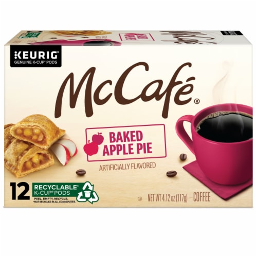 McCafé® Baked Apple Pie Light Roast K-Cup Coffee Pods Perspective: back