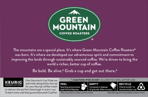 Green Mountain Coffee Roasters® Dark Chocolate Hazelnut Keurig® K-Cup® Pods Perspective: back