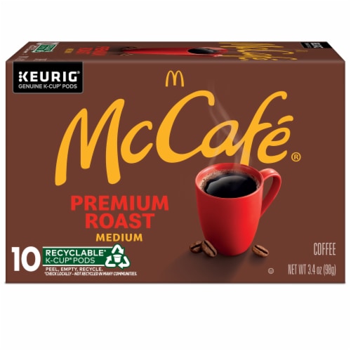 McCafe Premium Roast Coffee K-Cup Pods Perspective: back