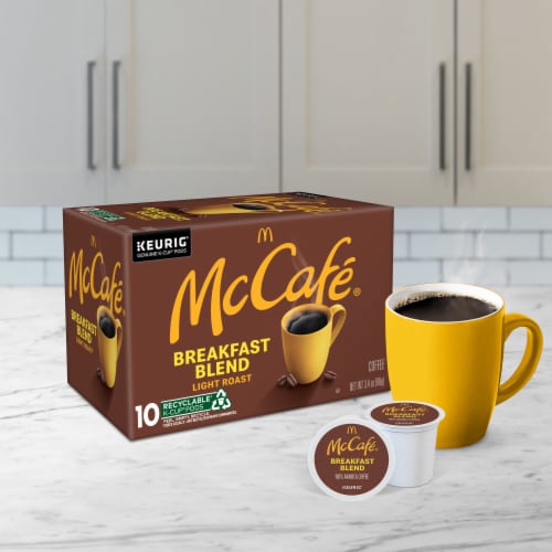 McCafe® Breakfast Blend Light Roast K-Cup® Coffee Pods Perspective: back