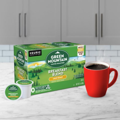 Green Mountain Coffee Roasters® Breakfast Blend Light Roast K-Cup® Coffee Pods Perspective: back