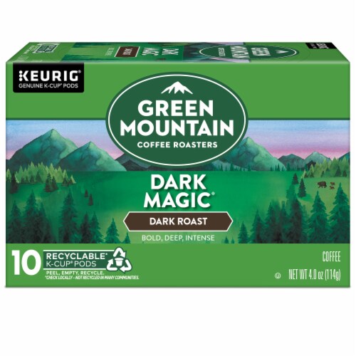 Green Mountain Coffee Roasters Dark Magic Dark Roast Coffee Perspective: back