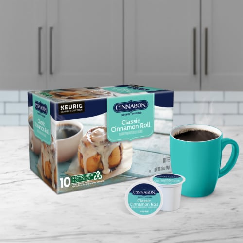 Cinnabon® Classic Cinnamon Roll Light Roast K-Cup® Coffee Pods Perspective: back
