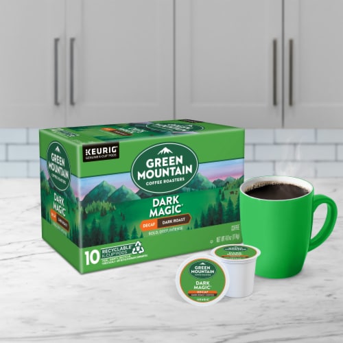 Green Mountain Coffee Roasters® Dark Magic® Decaf K-Cup® Coffee Pods Perspective: back
