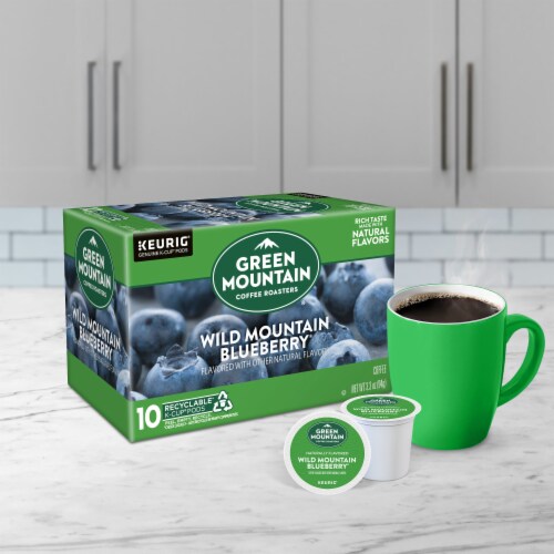 Green Mountain Coffee Roasters® Wild Mountain Blueberry® Light Roast K-Cup® Coffee Pods Perspective: back