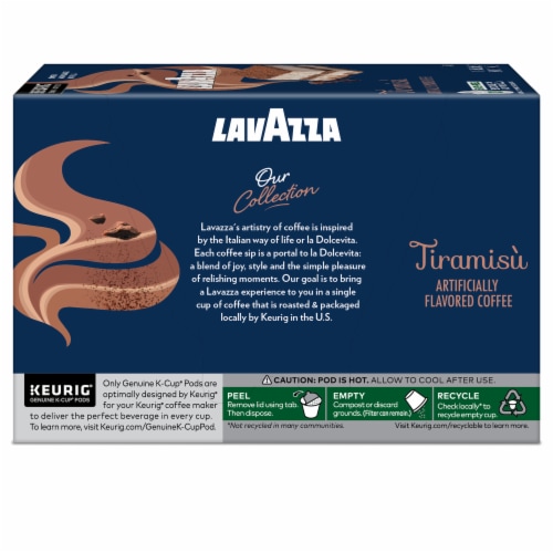 Lavazza Tiramisù Single Serve Keurig® K-Cup® Pods Perspective: back