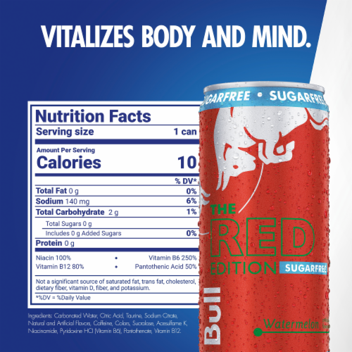 Red Bull Red Edition Sugar Free Watermelon Energy Drink