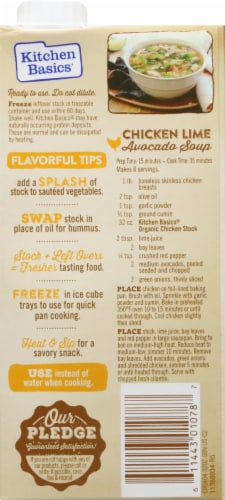 Kitchen Basics® Organic Free Range Chicken Stock Perspective: back