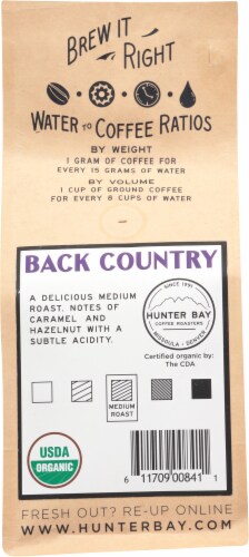 Hood River Back Country™ Organic Ground Coffee Perspective: back