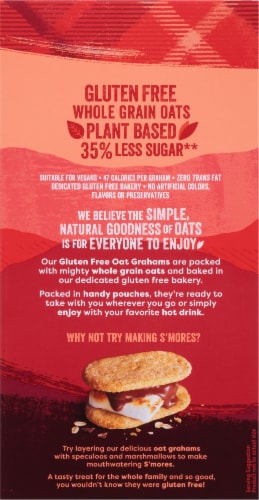 Nairn's Gluten Free Original Oat Grahams Perspective: back