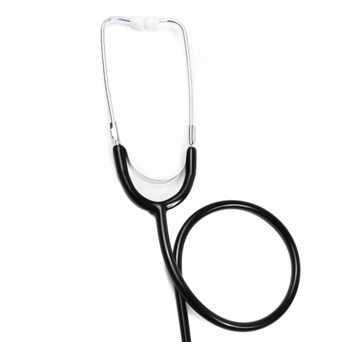 McKesson General Exam Stethoscope, Black Tube, 22 inch 01-670HBKGM, 10 Ct Perspective: back