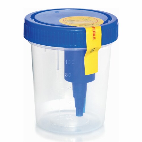 McKesson Urine Collection Cup, Urine Specimen Container with Lid Perspective: back