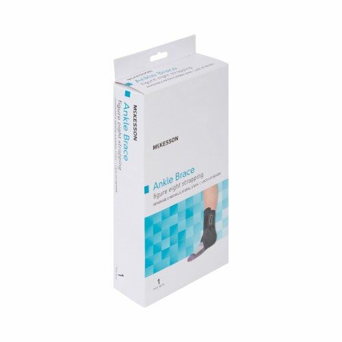 McKesson Black Ankle Brace Small 11-12  Ankle Circumf. Lace-Up for the Foot 155-81-97043 Perspective: back