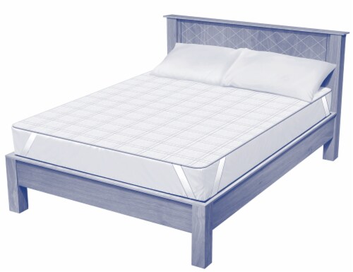 Dignity Mattress Cover 36 x 80 Polyester / Vinyl For Twin Sized Mattresses Perspective: back