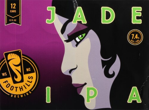 Foothills Brewing® Jade IPA Perspective: back