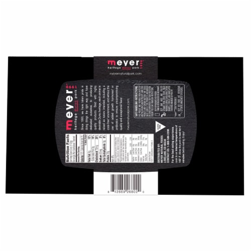 Meyer Boneless Pork Loin Chops Perspective: back