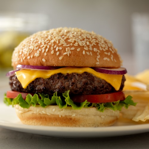 Laura’s Lean Beef® 92% Lean All Natural Ground Beef Patties Perspective: back