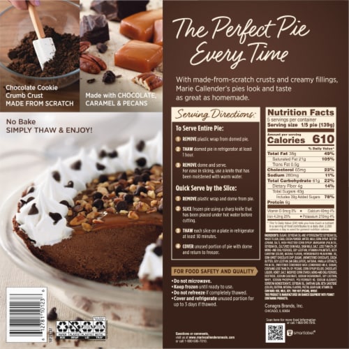 Marie Callender's® Turtle Pie Perspective: back