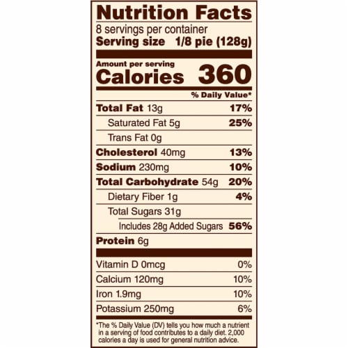 Marie Callender's Pumpkin Pie Frozen Dessert Perspective: back