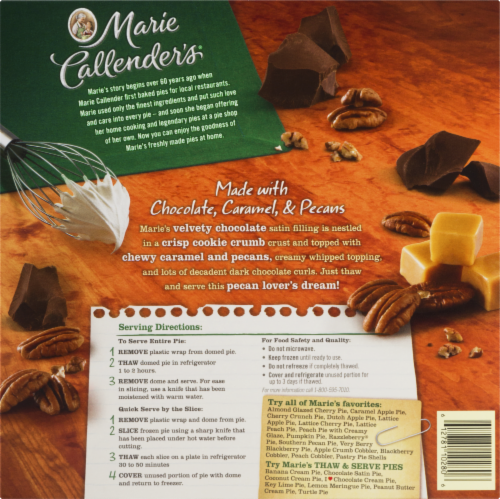 Marie Callender's® Turtle Pie Perspective: back