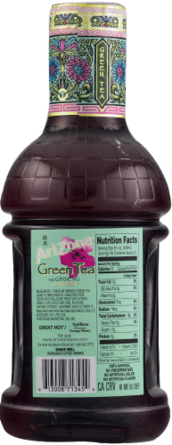 AriZona Green Tea with Ginseng Perspective: back
