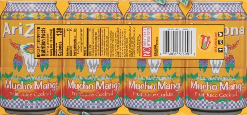 Arizona All Natural Mucho Mango Suitcase Perspective: back