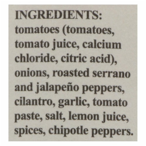 Clint's Roasted Serrano Texas Salsa Perspective: back