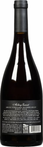 Archery Summit Dundee Hills Pinot Noir Wine Perspective: back