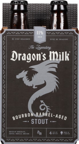 New Holland Brewing Co Dragon's Milk Bourbon Barrel-Aged Stout Perspective: back