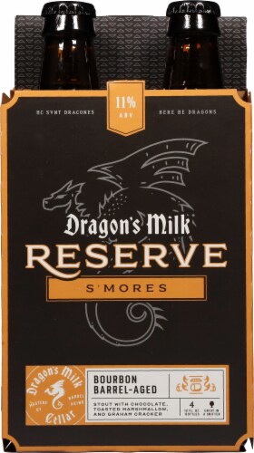 New Holland Brewing Dragons Milk® Reserve Coffee Chocolate Bourbon Barrel-Aged Stout Perspective: back