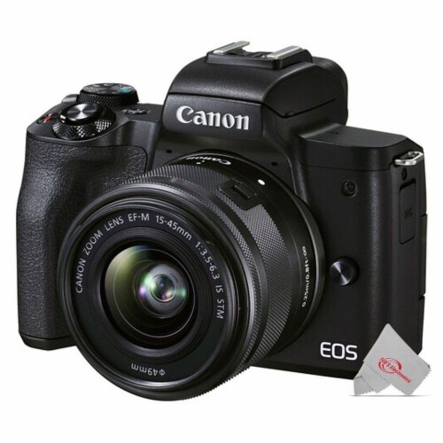 Canon Eos M50 Mark Ii Mirrorless Digital Camera With 15 45mm 75 300mm Lens Kit 1 Kroger