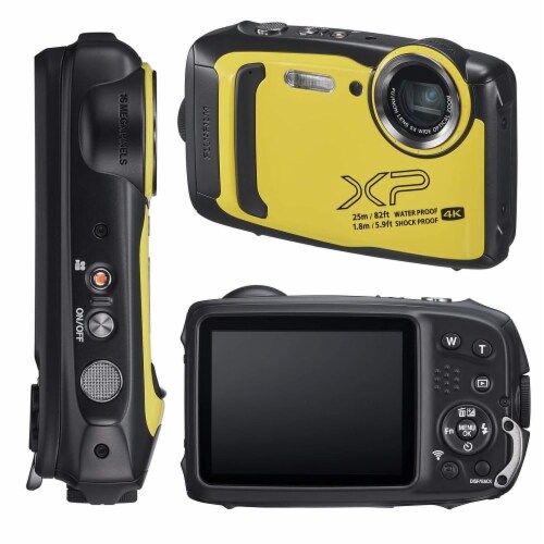 Fujifilm Finepix Xp140 Waterproof Digital Camera Yellow +