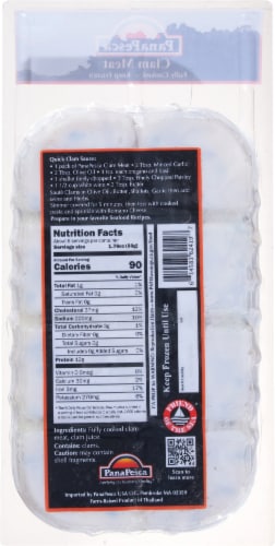 Pana Pesca® Fully Cooked Clam Meat Perspective: back