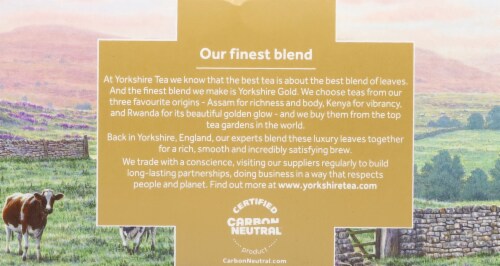 Taylors Of Harrogate Yorkshire Gold Black Tea Perspective: back