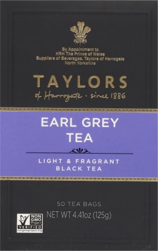 Taylors Of Harrogate Earl Grey Tea Perspective: back