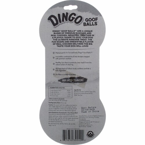 Dingo goof balls dog sales treats
