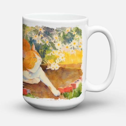 Carolines Treasures 6030CM15 Cat Coffee Mug 15 oz Perspective: back