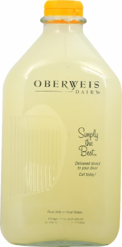 Oberweis Lemonade 1/2 Gallon Perspective: back