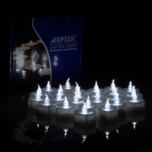 24pc Flameless LED Candle Flickering Tea Lights Battery Operated Home Candles 