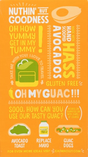 Wholly Guacamole Classic Mild Guacamole Minis Perspective: back