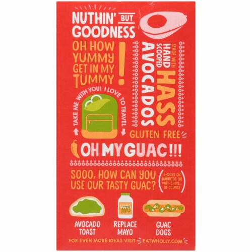 Wholly Guacamole Spicy Hot Guacamole Minis Perspective: back
