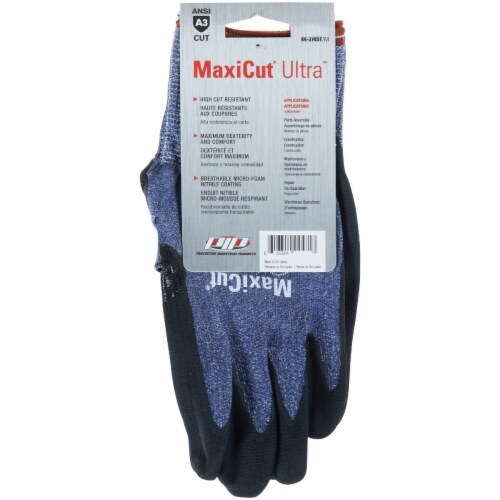 MaxiCut Ultra Men's Medium Nitrile Coated Glove 44-3745T/M Perspective: back