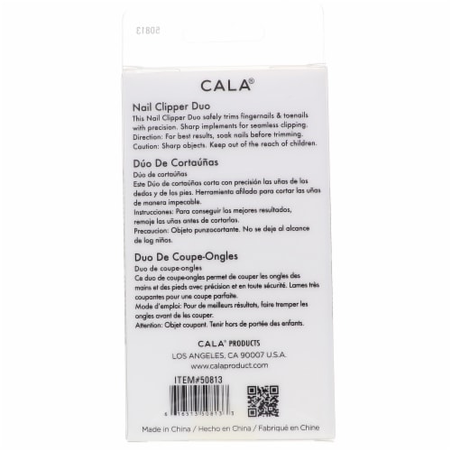 CALA Nail Clipper Duo Orchid Perspective: back