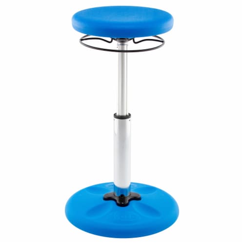 Kore Adjustable Wobble Chair 16.5"--21.5" - Primary Blue Perspective: back
