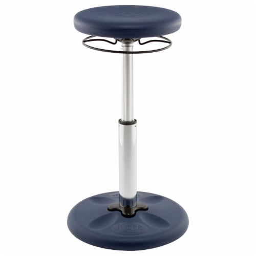 Kore Adjustable Wobble Chair 16.5"--21.5" - Dark Blue Perspective: back
