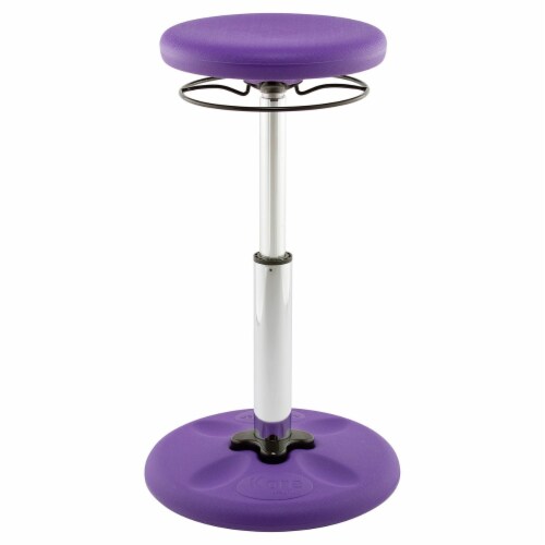 Kore Adjustable Wobble Chair 16.5"--21.5" - Purple Perspective: back