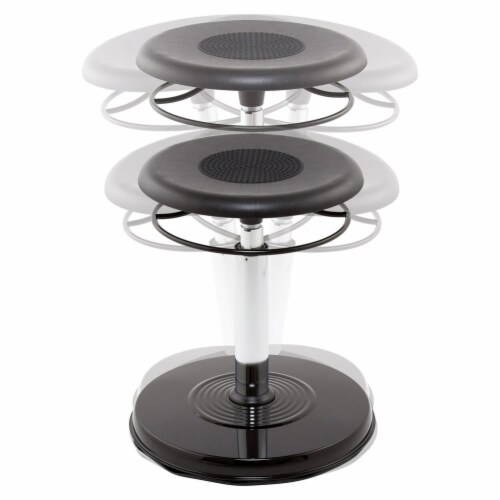 Kore Teen Adjustable Wobble Chair 18"--25" - Black Perspective: back