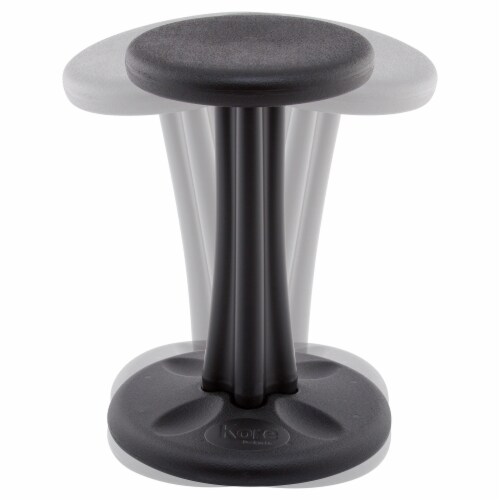 Kore Teen Wobble Chair 18.7" - Black Perspective: back